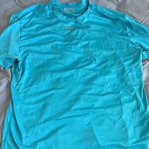 NOBULL Men's Aqua Short Sleeve Tee